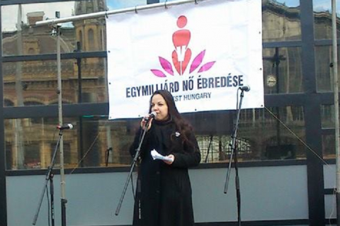 Antoni Rita a 2014-es Egymilliárd Nő Ébredése rendezvényen