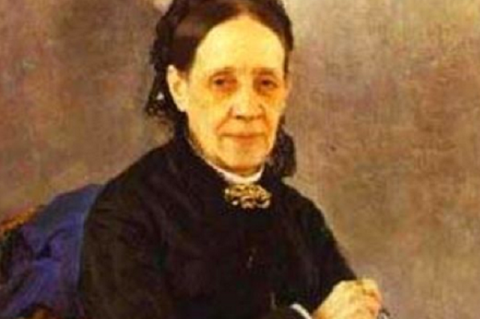 Ilja Repin: Nagyezsda Sztaszova (1884, részlet)